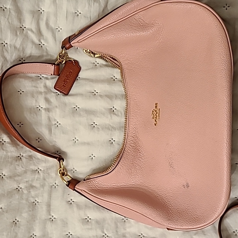 Coach shoulder dual handle bag